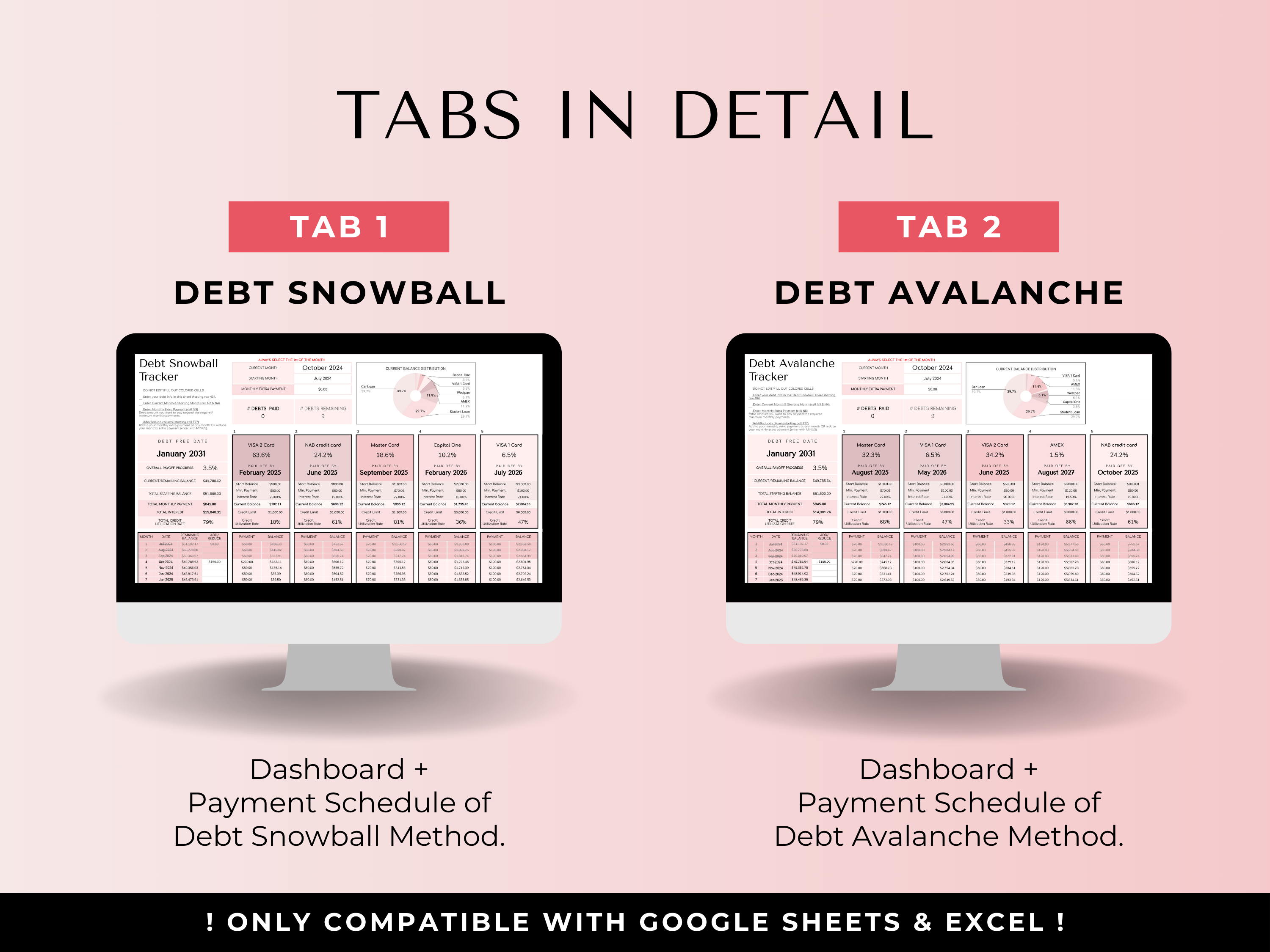 The Complete Debt Payoff Planner - Pink