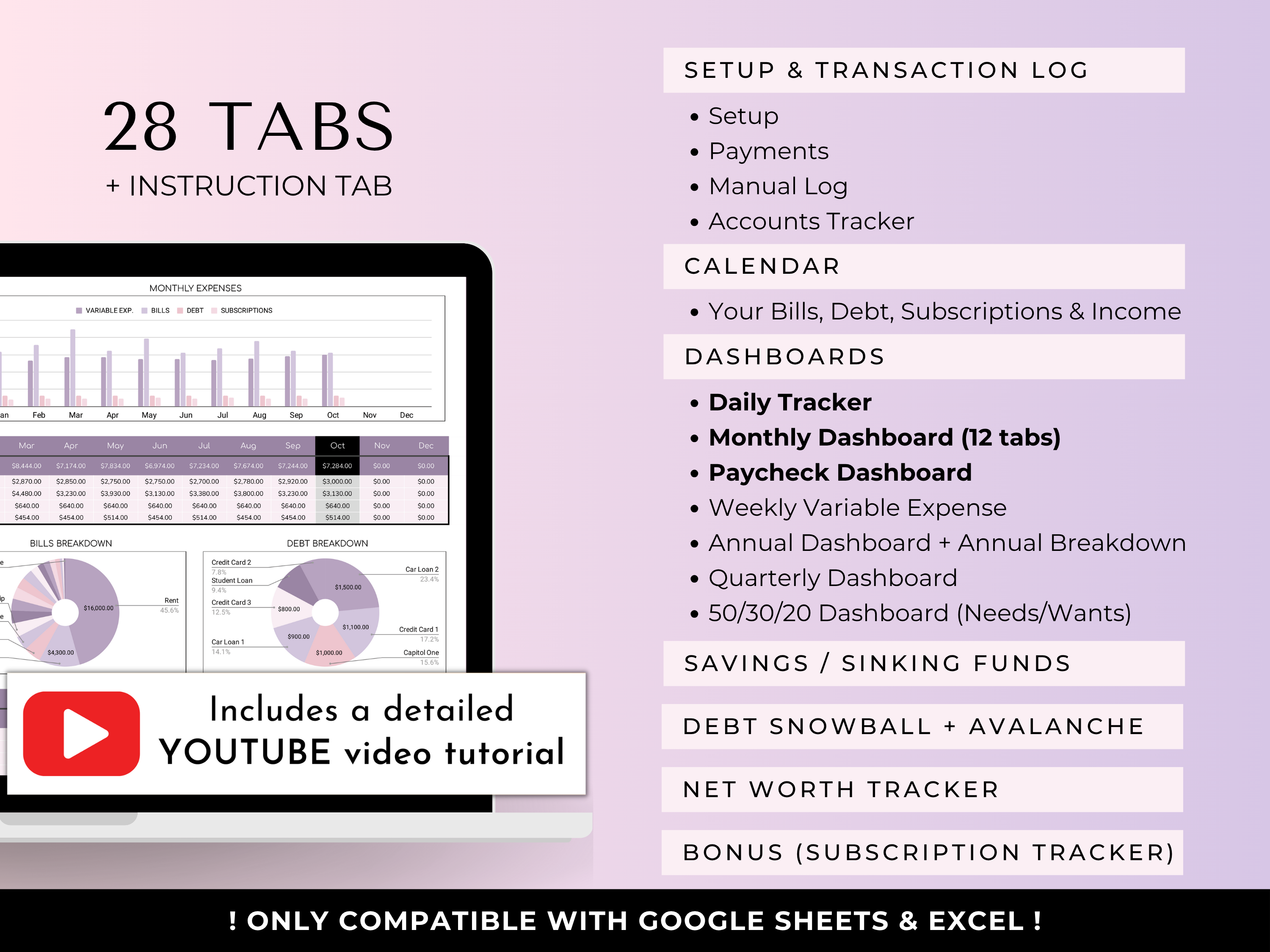 The Ultimate Budget System - Purple