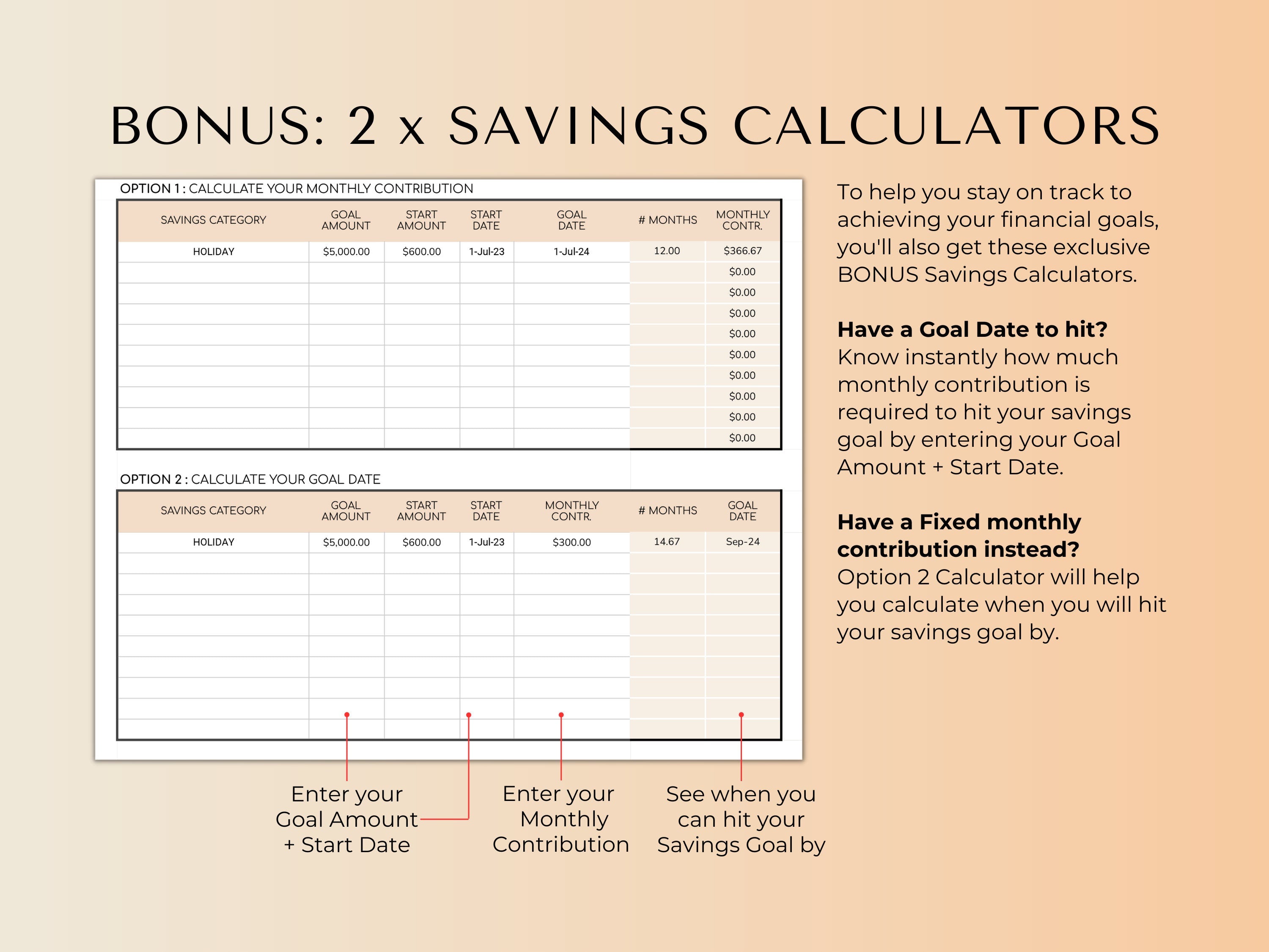 Easy Budget Spreadsheet Google Sheets Planner - One Tab Budget