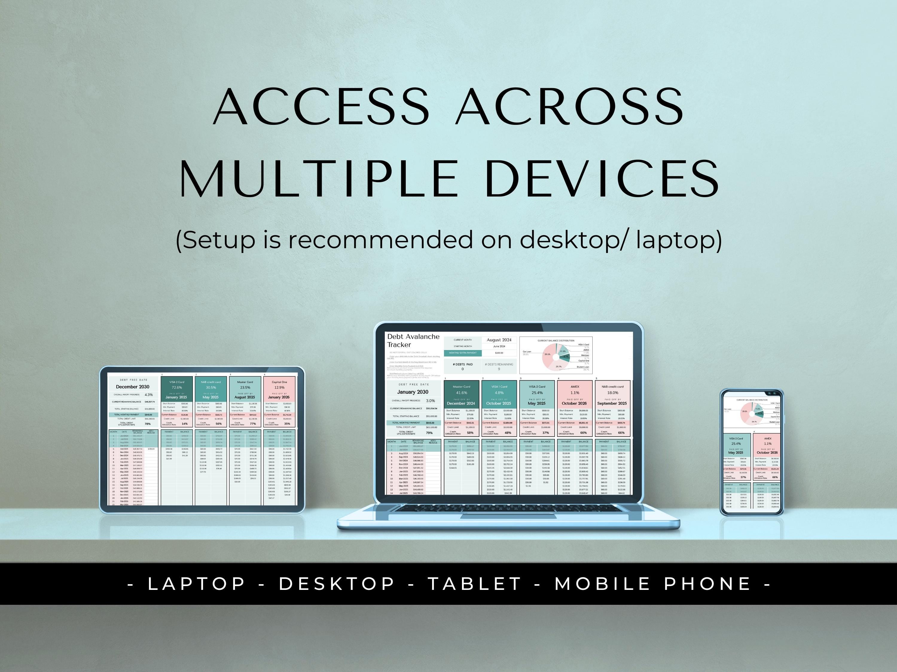 The Complete Debt Payoff Planner- Teal Green