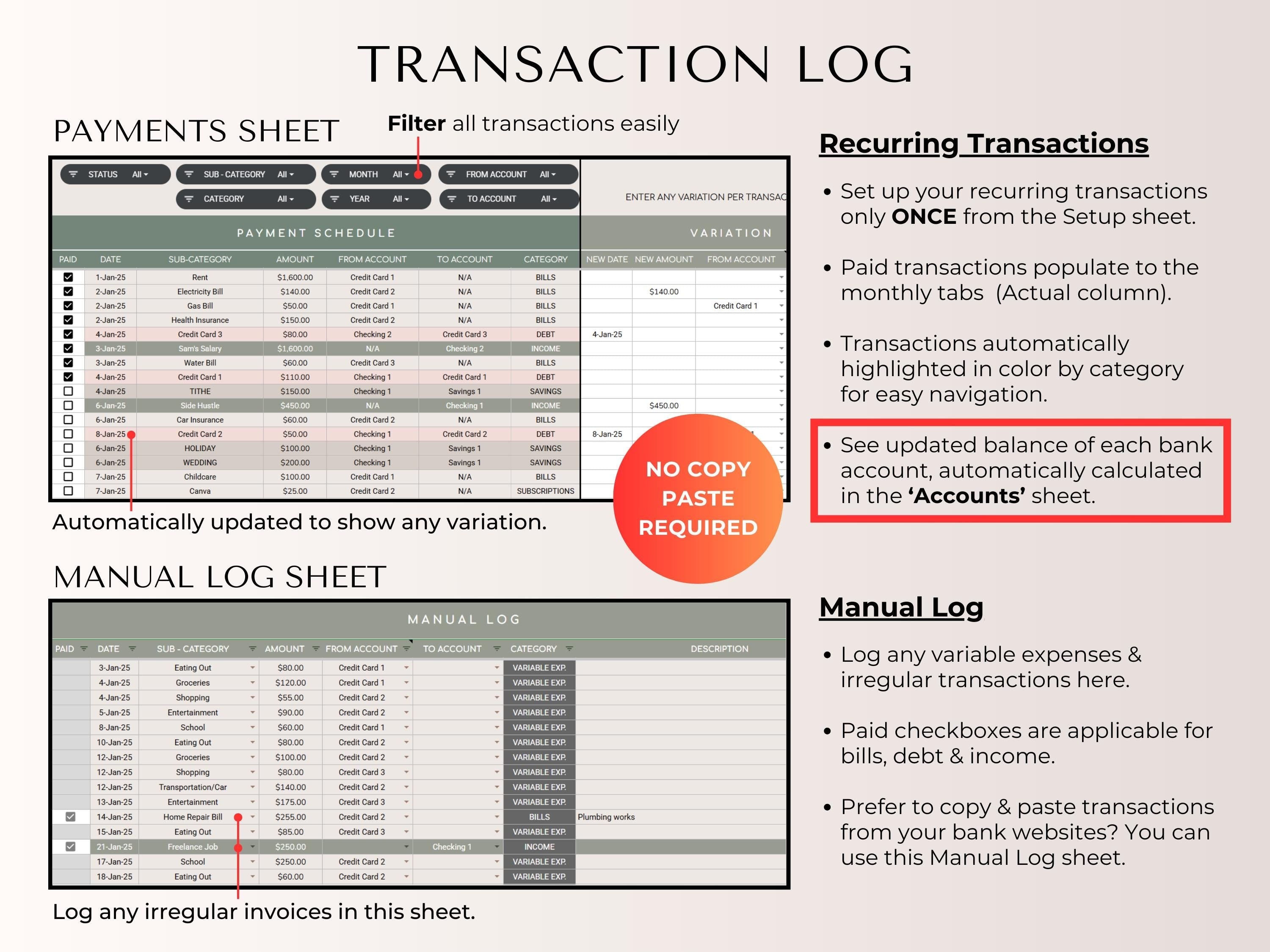 The Ultimate Budget System  - Beige
