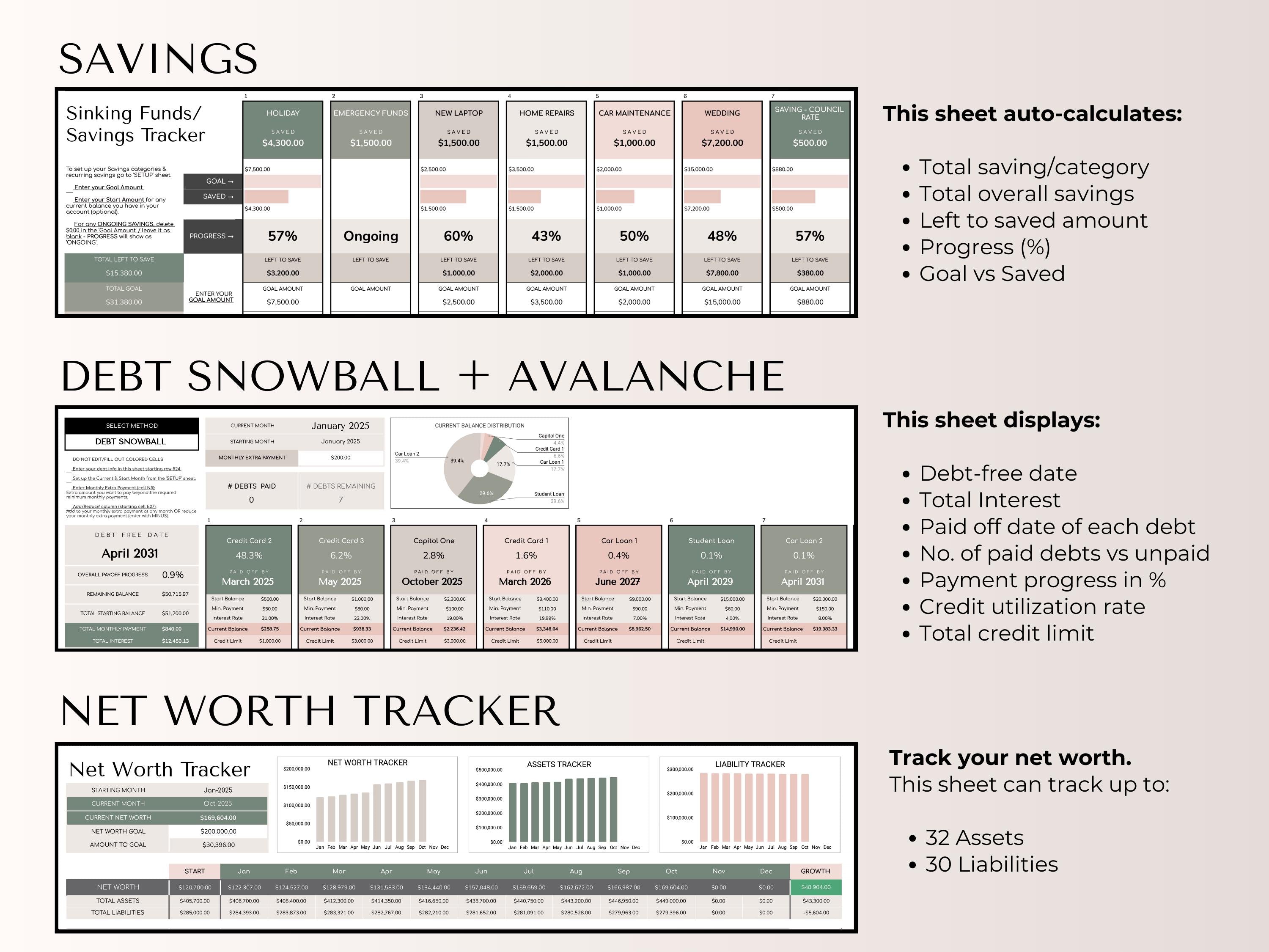The Ultimate Budget System  - Beige